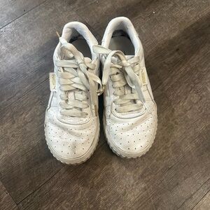 puma White leather Sneakers